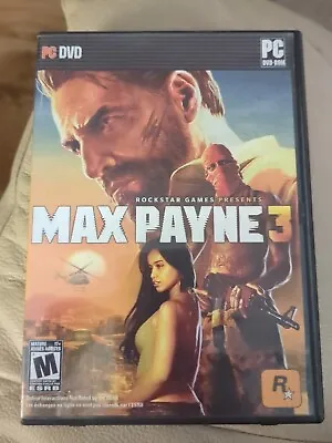 Max Payne 3 - PC Windows Big Box 4 Disc Set - No Manual • $18.17