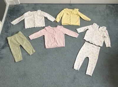 Baby Girls 6-9 Months Cardigan Outfit Bundle Matalan • £12