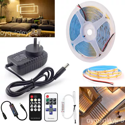 COB LED Strip Light Warm White Flexible Tape Lights Home DIY Lighting DC 12V/24V • $19.99