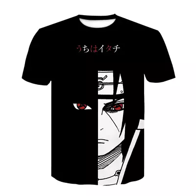 $17.69 • Buy Naruto Shippuden Itachi Uchiha Akatsuki Amine T-shirt Unisex