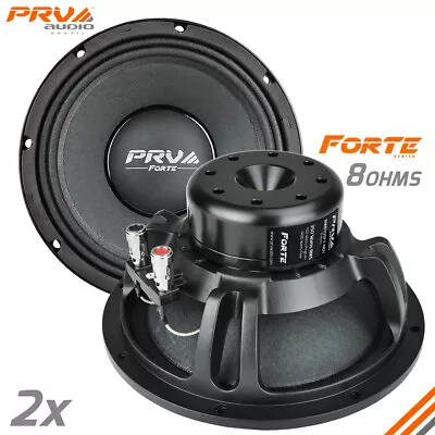 2x PRV Audio 8MB700FT-NDY 8  Midbass Neodymium Speakers 700W Forte Series 8 Ohms • $319.82