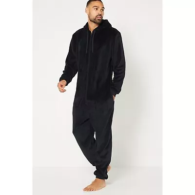 Studio Mens Hooded Fleece One Piece Loungewear • £14.99