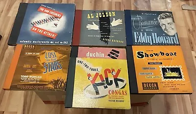 78 RPM Shellac Record Book / Box Sets Lot Jazz & Pop Todd Duncan Bing Crosby • $0.99