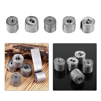 5 Rolls 0.6MM Fishing Soft Lead Sheet Strip Sinkers Weights Sinkers Clip Tackle • £7.03