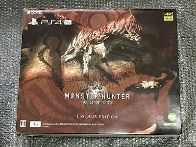 $1069.72 • Buy PS4 PlayStation 4 Pro Console System MONSTER HUNTER WORLD LIOLAEUS EDITION