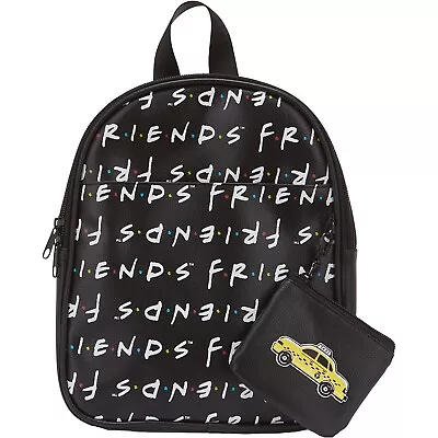 Leather Backpack With Coin Purse - Friends 10.5'' • $19.99