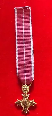 £5.99 • Buy Miniature MBE-OBE Military Or Civilian Member - Officer Of British Empire 