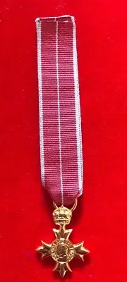 Miniature MBE-OBE Military Or Civilian Member - Officer Of British Empire  • £7.99