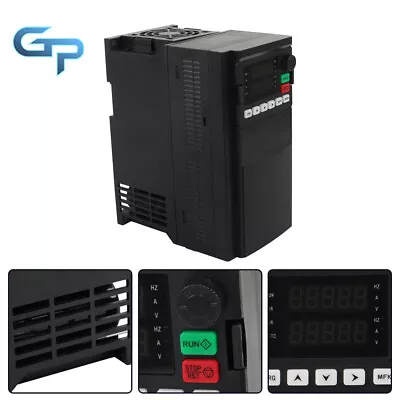 7.5KW 10HP Variable Frequency Drive Inverter Convert 1 To 3 Phase VFD 220V • $159.77