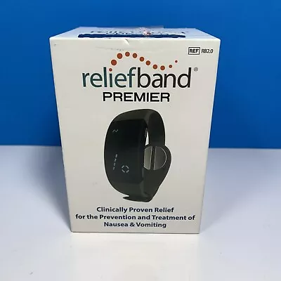 Reliefband Premier 2.0 Anti-Nausea Wristband Anxiety Migraine Motion Gray • $149.95