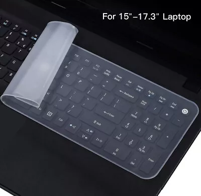 Soft Silicone Clear Keyboard Protector Keypad Skin For Tablet Notebook Macbook • $4.69