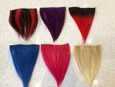 £1.80 • Buy Synthetic Hair Extensions DIY 5  Wide 7  Long  Double Wefted  No Clips Attached