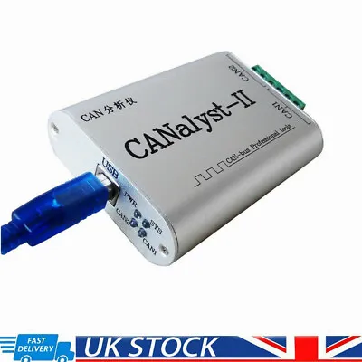 CANalyst-II USB To CAN Analyzer CAN-BUS Converter Adapter Support ZLGCANpro New • £67.49