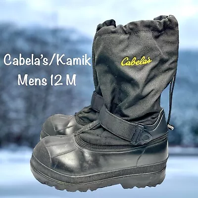Cabela’s Mens Vintage Rubber Mid Calf UN-Insulated Snowmobile Boots Size 12M • $37.99