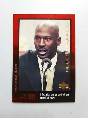 1999 Upper Deck Michael Jordan Career Set # 60 Retirement Collectors Edition  • $3.13