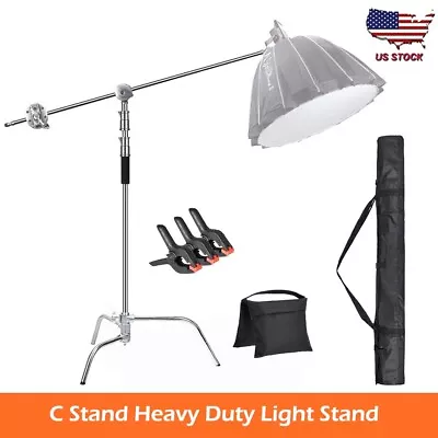 Photo Studio 10ft Heavy Duty C Stand With Sandbag Clip For  Godox Aputure Lights • $95