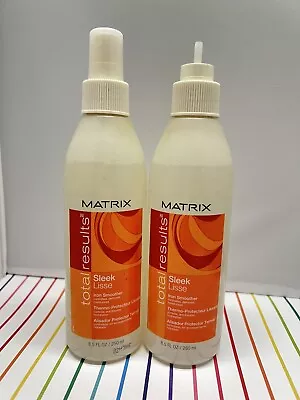 2pc Set Matrix Sleek Look SMOOTHING SYSTEM 3 IRON SMOOTHER Spray 8.5 Oz New • $19.95