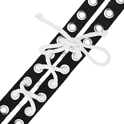 Silver Metal Eyelet Trim With Grommets - Black Eyelet Grommet Tape For Sewing... • $20.48