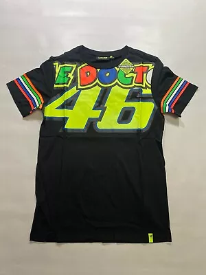 Valentino Rossi The Doctor VR46 Mens Black Moto GP T-Shirt - Small. • £14.99