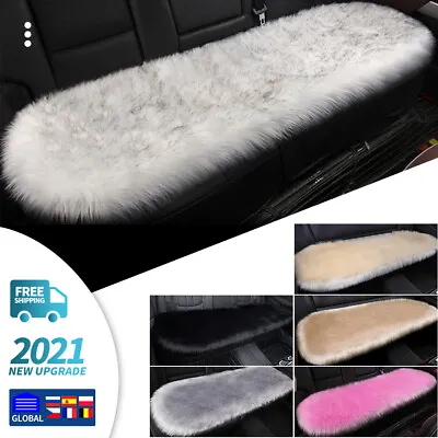 SUV Car Accessories Rear Seat Cover Faux Sheepskin Winter Universal Back Cushion • $41.79