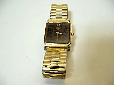 Mens Gold Tone Diamond Citizen Wrist Watch      #R474 • $37.95