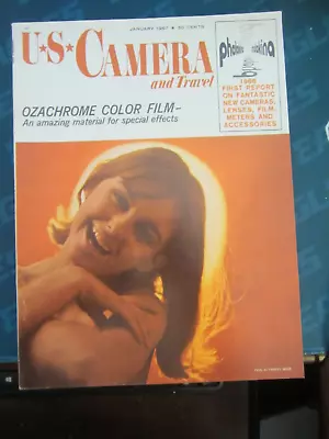 US Camera & Travel Magazine January 1967 Ozachrome Color Film Special Effects 56 • $14.99