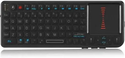 2.4GHz Mini Wireless Keyboard With Touchpad Mouse-USB Receiver & Laser Pointer • £19.99