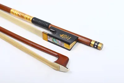 Advance Violin Bow 4/4 Natural Bow Hair Brazilwood Ebony Frog Octagonal Stick • $32