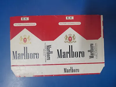 Opened Empty Cigarette Soft Pack--84 Mm-USA-Marlboro • $1.50