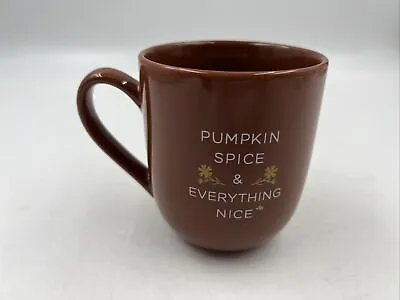 Place & Time Ceramic 16oz Pumpkin Spice & Everything Nice Coffee Mug AA02B36003 • £19.41
