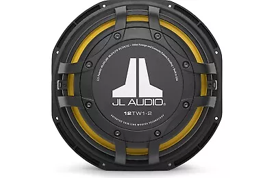 JL Audio 12  600w 2-Ohm Subwoofer 12TW1-2 Shallow Mount Component Sub 300w RMS • $389