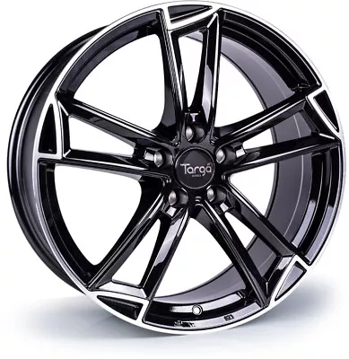 Alloy Wheels 19  Targa TG3 Black Polished Lip For VW Transporter T5 03-15 • $1110.40