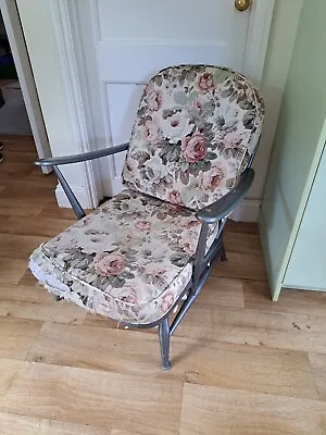 £60 • Buy Mid Century Ercol  Chair. Ercol Windsor Armchair. For Refurbishment