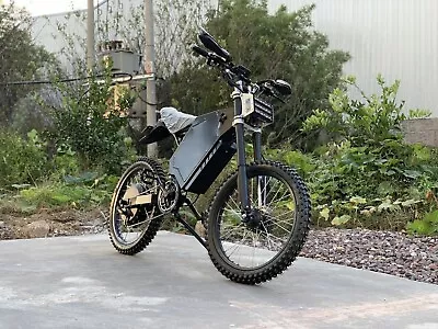 New Fast 45+MPH 5000w 72v 48ah Long Range Electric E-bike Stealth Bomber • $3999