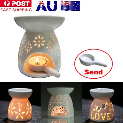 $25.99 • Buy Ceramic Oil Burner Melt Wax Warmer Diffuser Candle Holder Wax Melt Burner Decor