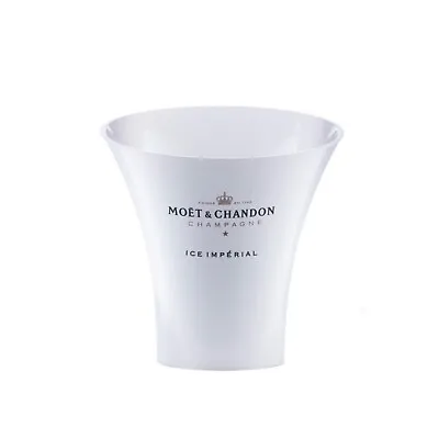 Moet & Chandon CHAMPAGNE COOLER Champagne Bucket Ice Bucket White Imperial White • $53.99