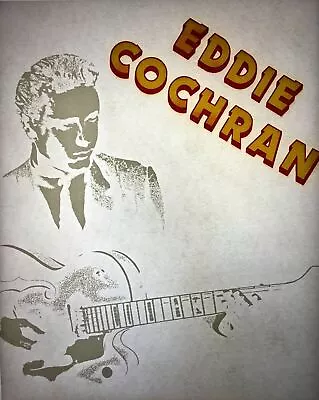 Eddie Cochran 70s 80s Memorabilia Vintage Retro Tshirt Transfer Print New NOS • £11.79