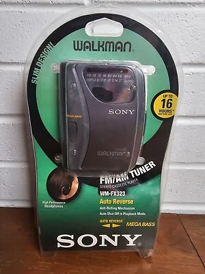 Sony Walkman Portable AM FM Stereo Cassette Player WM-FX323 New SEALED Package • $125