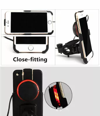 Motorcycle Handlebar Mount Holder LED USB Charger Compass For 4.7''Screen IPhone • $14.30