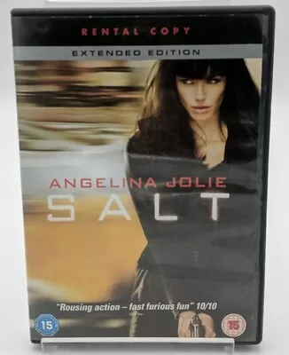 Salt DVD (2010) Angelina Jolie Noyce (DIR) Cert 15 Rental Copy Angelina Jolie ⭐ • £1.99