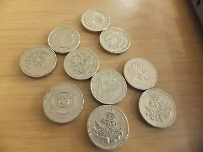 £4.50 • Buy Old British Round £1 Coins