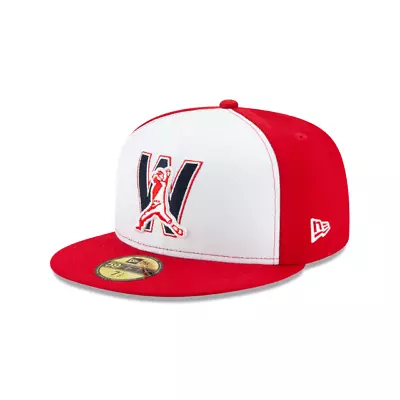 Washington Nationals 59fifty New Era 2tone Alt 4 Red And White Fitted Hat • $19.95