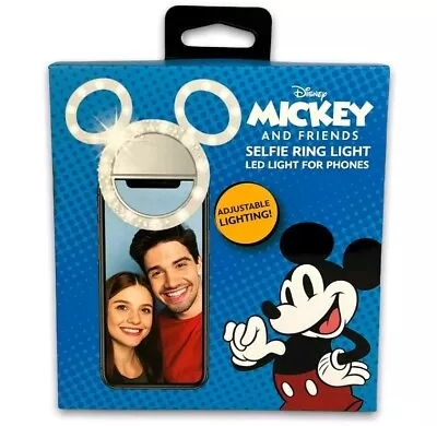 Disney Mickey Mouse And Friends Selfie Ring LED Light For Cellphones Phone • $8.89