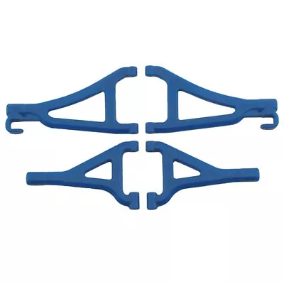 RPM 80695 Traxxas 1/16 E-Revo Blue Front Upper & Lower Suspension A-Arms • $13.95