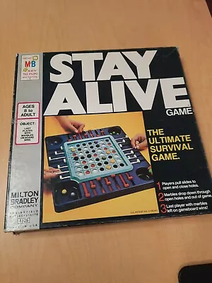 $30 • Buy STAY ALIVE Board Game Vintage Milton Bradley 4105