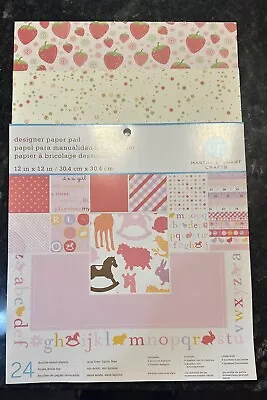 K&Company + Martha Stewart 12 X 12 Feminine Paper - No Longer Produced (56ct) • $42.50