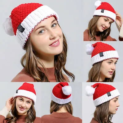 £4.55 • Buy Unisex Men Women Xmas Christmas Warm Hat Ski Beanie Novelty Knitted Cap Winter