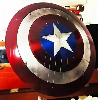 $103.49 • Buy Marvel Legends Captain America Anniversary Avengers Shield Alloy Metal