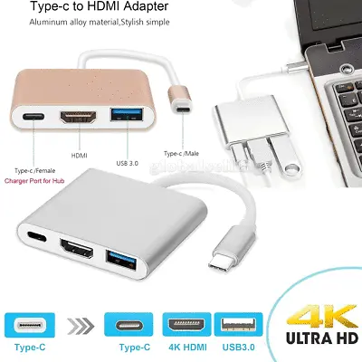 For Samsung Galaxy S20 Ultra Plus Type C To HDMI HDTV TV Cable Adapter Converter • $12.99