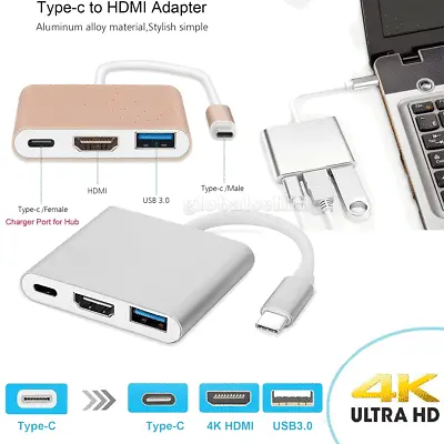 For Samsung Galaxy S22 Ultra Plus Type C To HDMI HDTV TV Cable Adapter Converter • $11.99